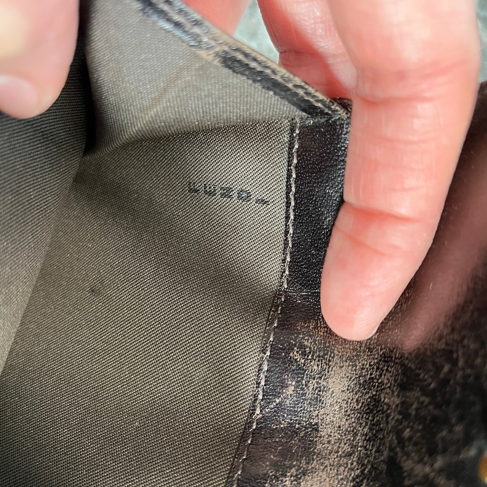 Y2K Fendi Zucca Monogram Bifold Wallet Mens Brown Leather Canvas Made in Italy - Picture 11 of 13